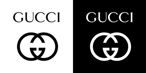 new gucci logo 2023|Gucci logo black and white.